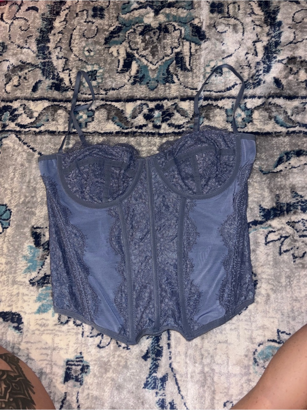 Out from under corset